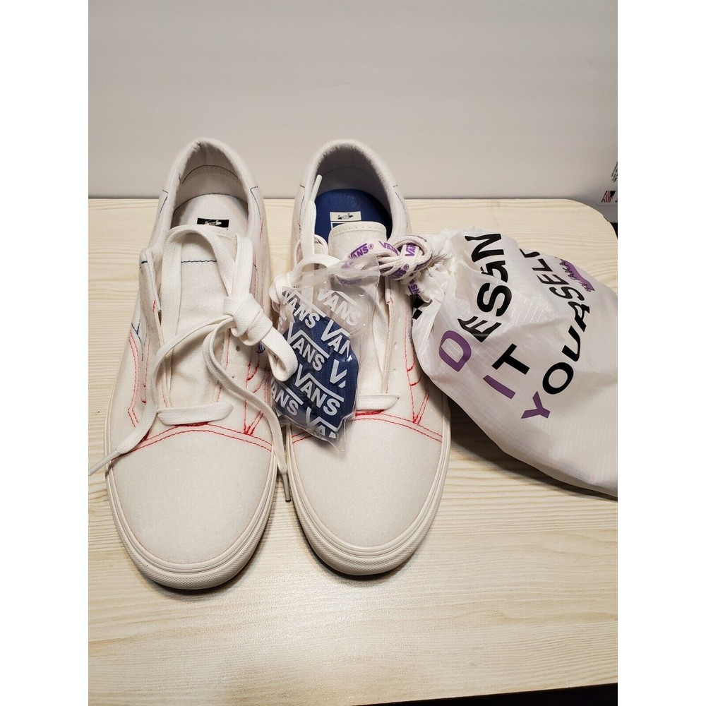 Vans  old skool  Taka Hayashi  721454 DIY Sz  12  Do It Yourself s-004